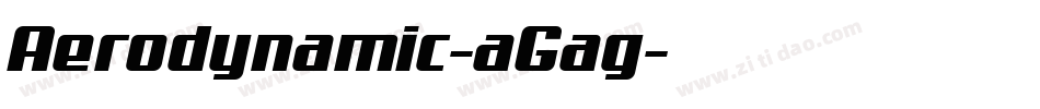 Aerodynamic-aGag字体转换