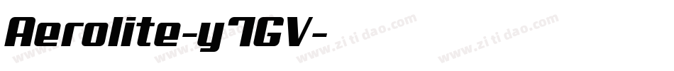 Aerolite-y7GV字体转换