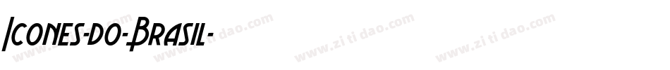 Icones-do-Brasil字体转换