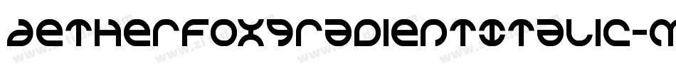 AetherfoxGradientItalic-m9dm字体转换