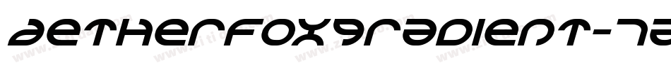 AetherfoxGradient-7aVK字体转换