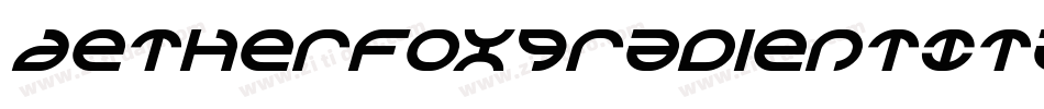 AetherfoxGradientItalic-m9dm字体转换