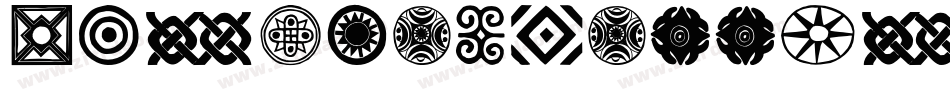 AfricanPattern字体转换