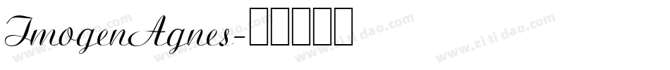 ImogenAgnes字体转换