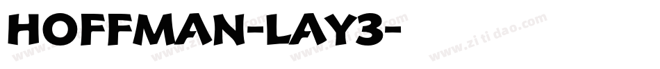 Hoffman-LAy3字体转换