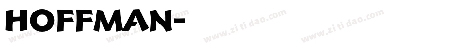 Hoffman字体转换