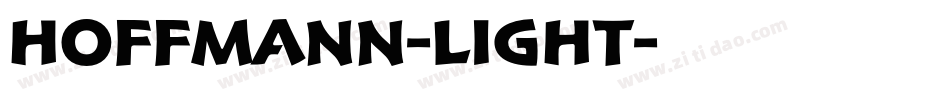 Hoffmann-Light字体转换