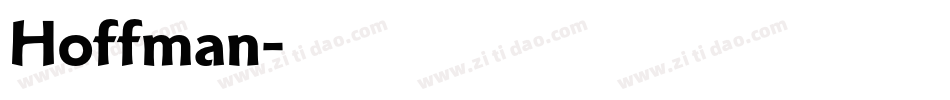 Hoffman字体转换