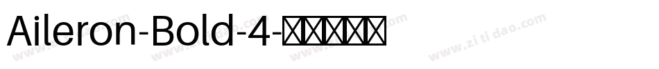 Aileron-Bold-4字体转换
