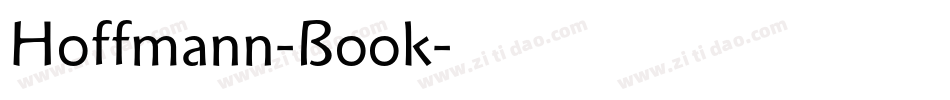 Hoffmann-Book字体转换