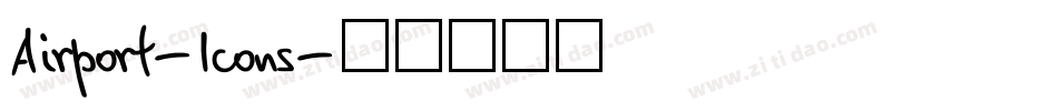 Airport-Icons字体转换
