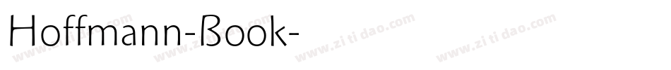 Hoffmann-Book字体转换