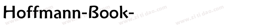Hoffmann-Book字体转换