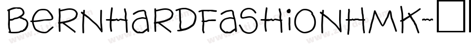 BernhardFashionHmk字体转换