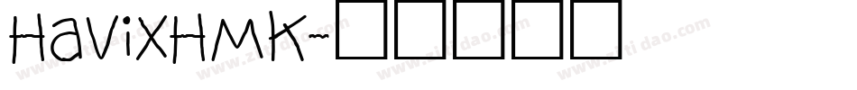 HavixHmk字体转换