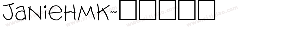 JanieHmk字体转换
