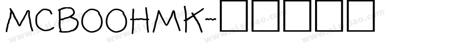 McBooHmk字体转换