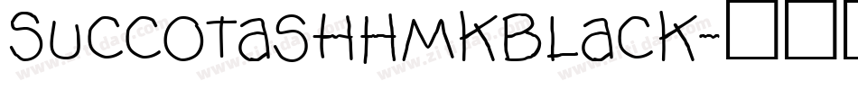SuccotashHmkBlack字体转换