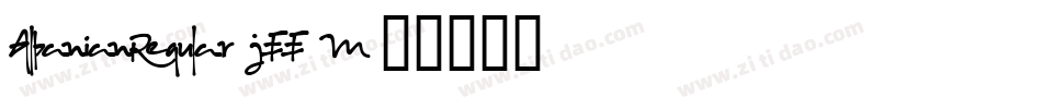 AlbanianRegular-jEE2M字体转换