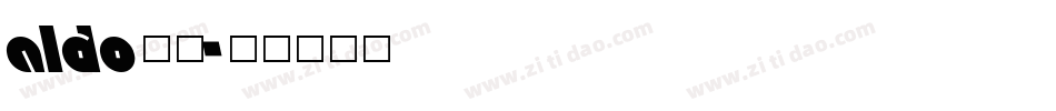 aldo字库字体转换