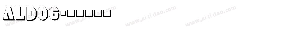 ALDO6字体转换