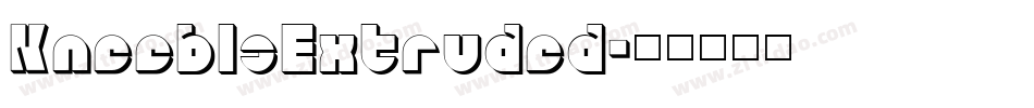 KneeblsExtruded字体转换