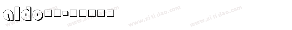aldo字库字体转换