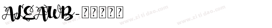 ALEAWB字体转换