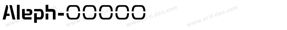 Aleph字体转换