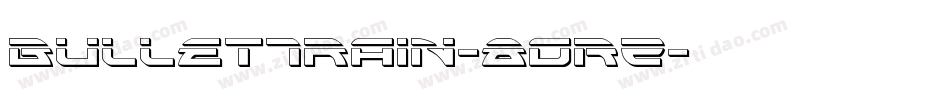 BulletTrain-8ORz字体转换