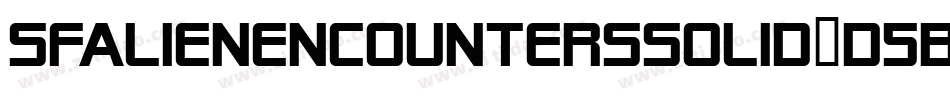SfAlienEncountersSolid-d5BR字体转换
