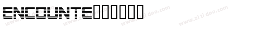 encounte字体转换