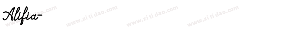 Alifia字体转换