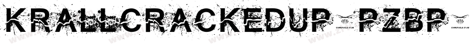KrAllCrackedUp-PZBP字体转换