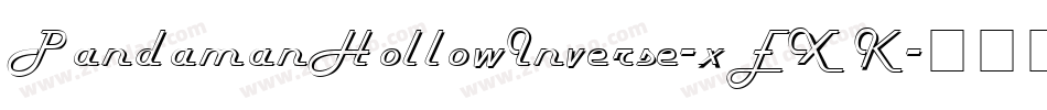 PandamanHollowInverse-xEXK字体转换