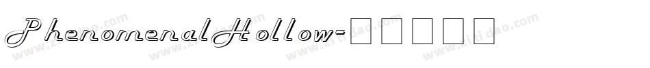 PhenomenalHollow字体转换