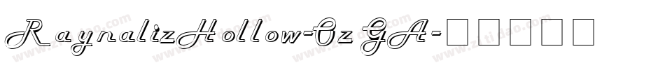 RaynalizHollow-OzGA字体转换