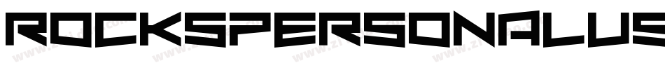 RocksPersonalUse-4B7JW字体转换
