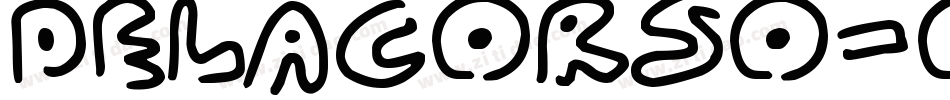 Delacorso-Outlines字体转换
