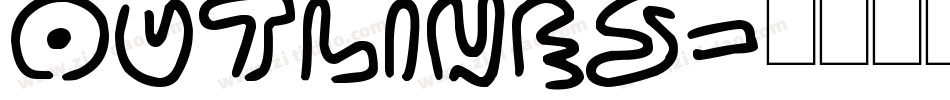 Outlines字体转换