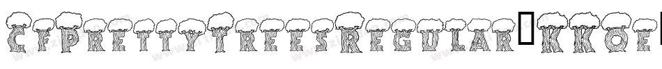 CfPrettyTreesRegular-KKOe字体转换