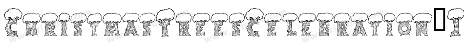 ChristmasTreesCelebration-JAWB字体转换