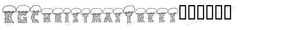 KGChristmasTrees字体转换