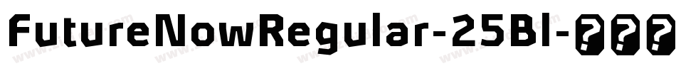 FutureNowRegular-25Bl字体转换