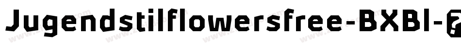 Jugendstilflowersfree-BXBl字体转换