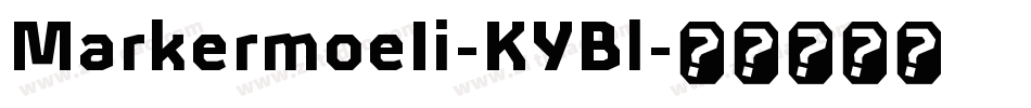 MarkermoeIi-KYBl字体转换