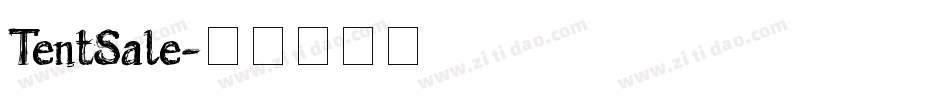 TentSale字体转换