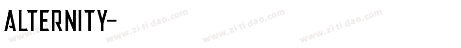 Alternity字体转换