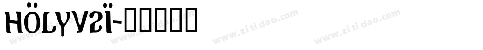 Holyv2i字体转换
