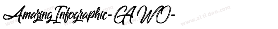 AmazingInfographic-G4WO字体转换